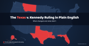 Texas v. Kennedy Ruling in Plain English